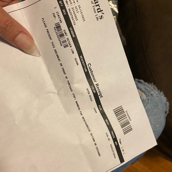 Kurt Geiger crocheted mules/slides size 10 - Picture 6 of 7